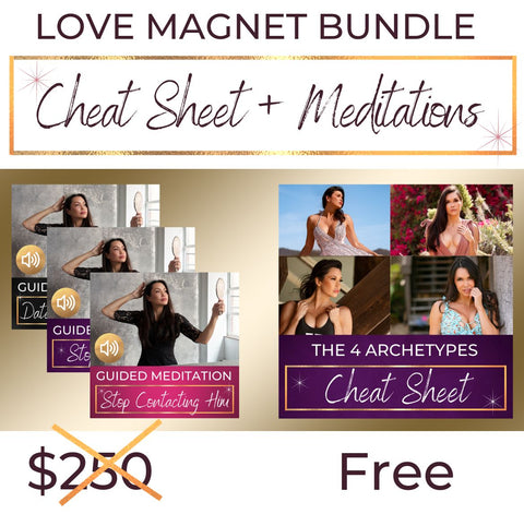 Divine energy cheat sheet and Meditation bundle