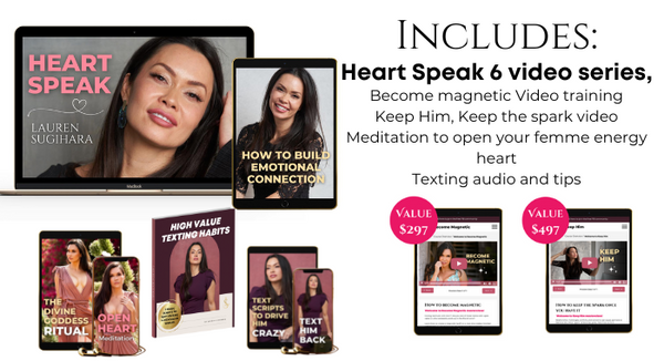 Bundle:HEART SPEAK, BECOME MAGNETIC, AND KEEP THE SPARK